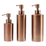 GlanzPur Eleganz – Premium Edelstahl Seifenspender in Roségold