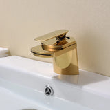 Wasserfall Waschtischarmatur aus Messing