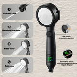 Smart-Regenduschkopf Lumina – LED-Temperaturanzeige