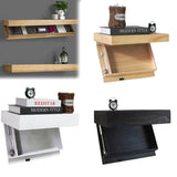 SecretShelf Versteckregal – Schwebendes Wandregal mit Unsichtbarem Geheimfach