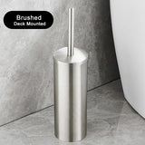 Moderner WC-Bürstenhalter „CleanSteel“