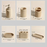 NaturLuxe Kalkstein-Badset – Elegantes Set