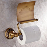 EisenCharme Antikpapierhalter Schwarz – Toilettenrollenhalter