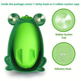 Kinder-Urinal Froschspaß | Toilettentraining für Jungen 1–3 Jahre | Mit Zielvorrichtung & Saugnäpfen
