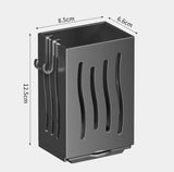 AquaDry Küchen Organizer – Wandhalter für Besteck & Löffel | Abtropfbox Kunststoff | Multifunktionale Küchenaufbewahrung