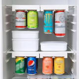 CoolRack – Doppelte Dosenablage & Ausziehbarer Kühlschrank-Organizer