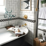 DecoMosaic 3D Mosaik Wandaufkleber – Selbstklebender, wasserdichter Backsplash