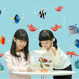 OzeanZauber 3D Wandsticker Meerestiere – Kinderfreundliche