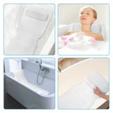 HydroLux Vollkörper-Badekissen – Ergonomische Rutschfeste Badewannenmatte mit Saugnäpfen