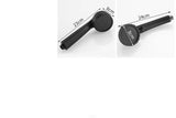 StrahlPro Wandmischbatterie in Schwarz aus Messing