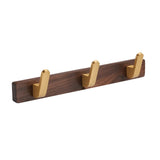 MapleGrip – 3-Haken Handtuchhalter aus Holz & Metall