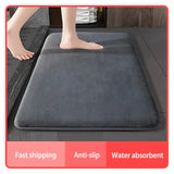VeloursSaug Komfort-Badematte – Hochabsorbierende und rutschhemmende Bodenmatte