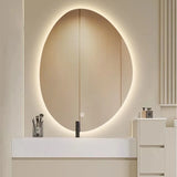 NovaGlow LED Designer Spiegel – Unregelmäßiger Badezimmerspiegel