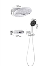 ThermaLux RainSpa – Thermostat Duschsystem | 3-in-1 Regenbrause | Wandmontage in Gold oder Grau