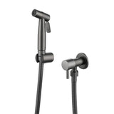 AquaJet Pro Hand-Bidetdusche in Schwarz-Grau-Silber