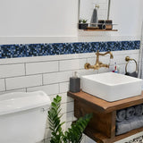 DecoMosaic 3D Mosaik Wandaufkleber – Selbstklebender, wasserdichter Backsplash