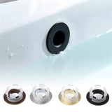 Eleganter Überlaufring „AquaSeal“ – Messing-Abdeckkappe für Waschbecken (22–25 mm)