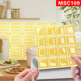 MosaikLux 3D Selbstklebende Mosaik-Wandfliesen – 10er Set