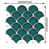 ProTile 3D Fliesenaufkleber – Selbstklebende PVC Wandfliesen, wasser