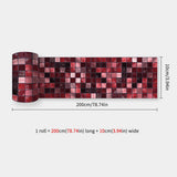 DecoMosaic 3D Mosaik Wandaufkleber – Selbstklebender, wasserdichter Backsplash