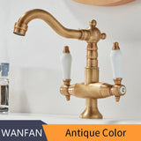 ForgeLux DualControl Waschtischarmatur – Industrial Wasserhahn Schwarz Matt