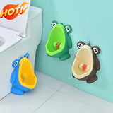 Kinder-Urinal Froschspaß | Toilettentraining für Jungen 1–3 Jahre | Mit Zielvorrichtung & Saugnäpfen