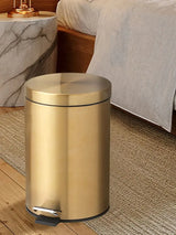 LuxiBin Mini – 3L Edelstahl-Treteimer in Champagne Rosé für Bad & Küche