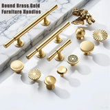 Aurelio PrimeGrip – Premium Möbelgriff aus Vollmessing in Elegantem Gold-Finish