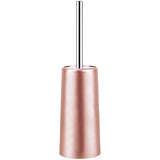 GlanzPur Eleganz – Premium WC-Bürstengarnitur aus Edelstahl in Roségold