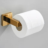 Luxuriöser Papierrollenhalter GoldLinea | Edelstahl 304 | Wandmontage | Modernes Badezimmer
