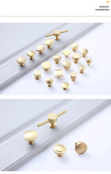 Aurelio PrimeGrip – Premium Möbelgriff aus Vollmessing in Elegantem Gold-Finish