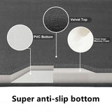 VeloursSaug Komfort-Badematte – Hochabsorbierende und rutschhemmende Bodenmatte