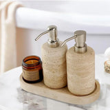 NaturLuxe Kalkstein-Badset – Elegantes Set