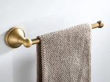 NostalgieBrons Antik Messing Bad-Set – 3-teiliges Wandaccessoire für Bad & WC