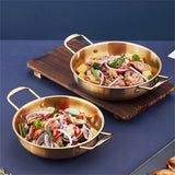 CookSteel Master – Edelstahl Saucen- & Paellapfanne mit Profi-Griff