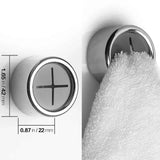 EasyHold Selbstklebender Handtuchring – Runde Wandhalterung ohne Bohren