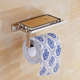 KomfortAblage Wandhalter für Toilettenpapier mit praktischer Auflage