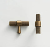 BrassLine Art Deco T-Bar Möbelgriff – Massives Messing im Retro
