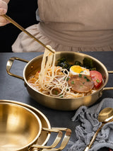 CookSteel Master – Edelstahl Saucen- & Paellapfanne mit Profi-Griff