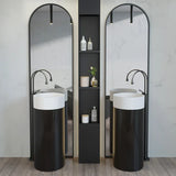 Premium-Freistehender Mineralwaschtisch „Aqualux“