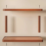 BambuLine 2-stöckiges Holzregal – Küchen- & Teezimmer-Organizer mit Griffen