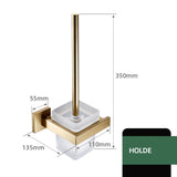 Luxor Badezimmer-Accessoire-Set | Edelstahl Gebürstet