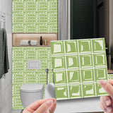 MosaikLux 3D Selbstklebende Mosaik-Wandfliesen – 10er Set