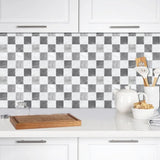 StyleCore 3D Backsplash Fliesenaufkleber – Selbstklebende wasser
