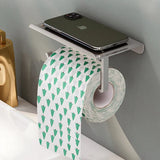 KomfortAblage Wandhalter für Toilettenpapier mit praktischer Auflage