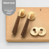 SilentLock Retro Holz-Türschloss