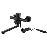 KüchenPro Wandarmatur „SilverStream“ – 360° Drehbarer Auslauf