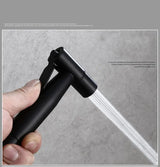 StrahlPro Wandmischbatterie in Schwarz aus Messing