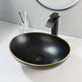 Design-Aufsatzwaschbecken Luminara – Ovale Keramik