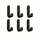 AquaHold Power J-Haken Set – 6er Selbstklebende Wandhaken